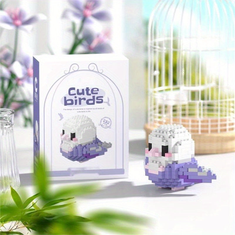 DIY Cartoon Bird Animal Building Blocks Assembly Toys