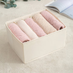 5 7 Grid Clothes Drawer Storage Box With Lid - Space Saving Organizer