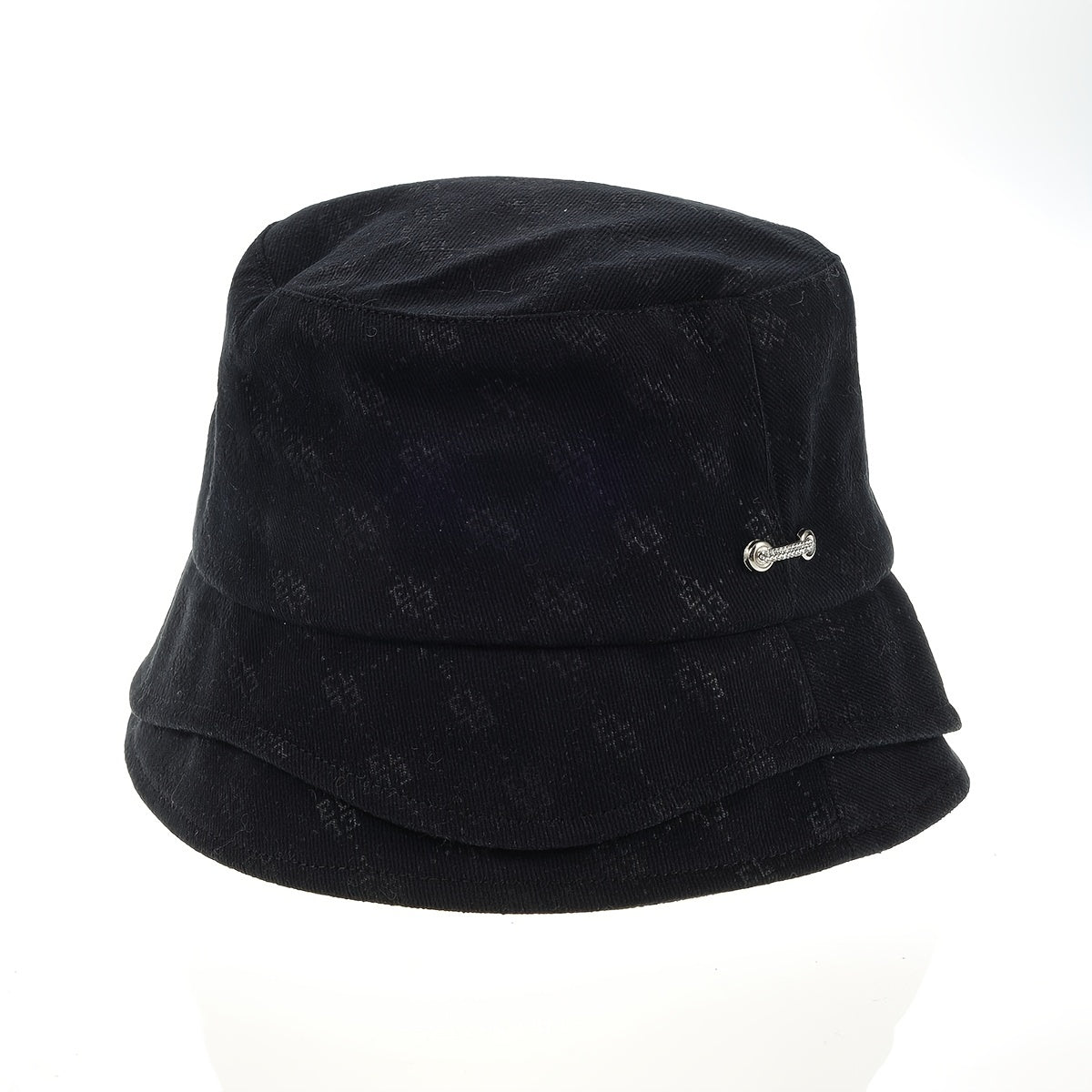 Double Layer Solid Fisherman Hat Unisex Bucket Hat