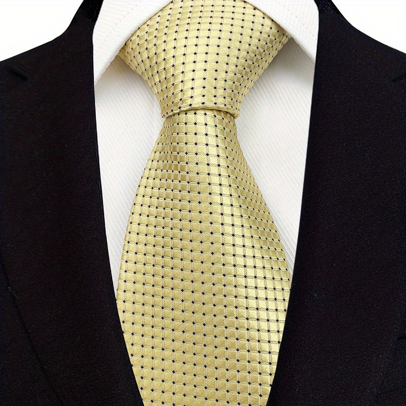 Dragon Pattern Tie Brocade Fabric Festive Chinese Necktie