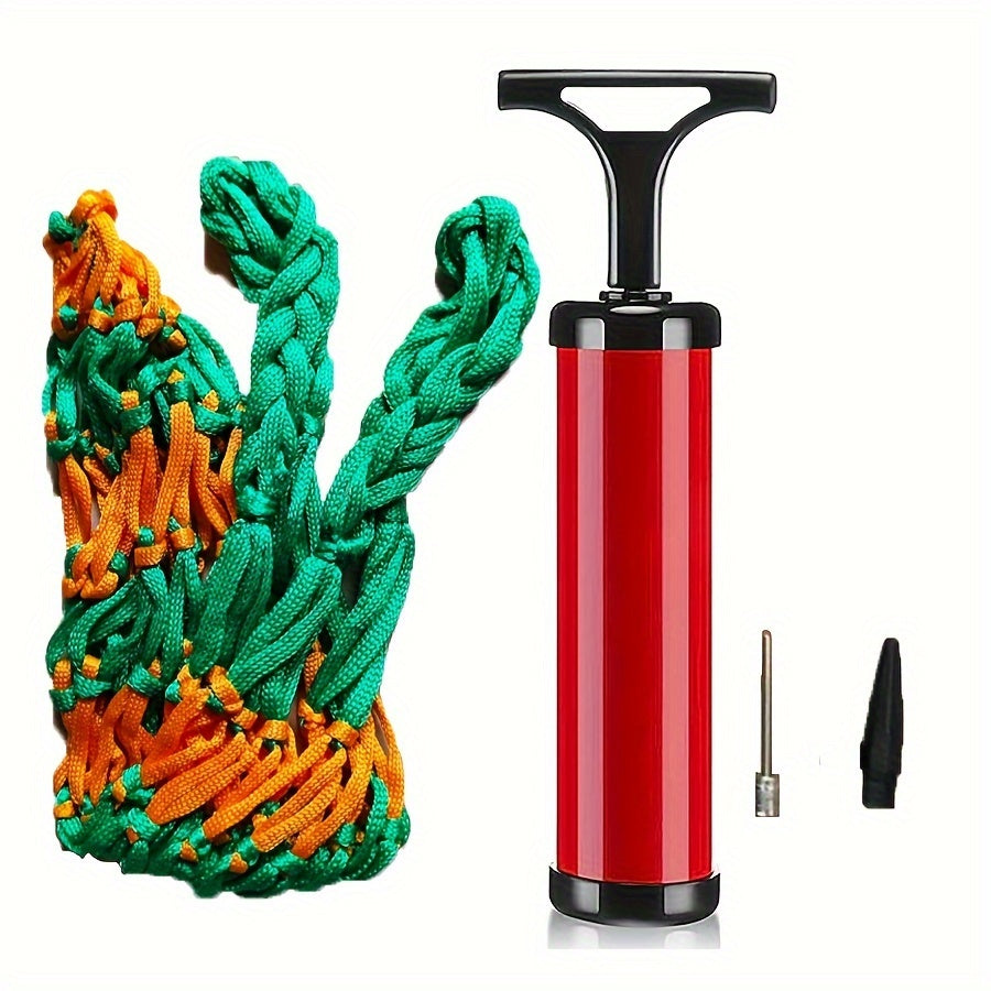 Sports Equipment Storage Mesh Bag - Portable Handheld Inflatable Tube