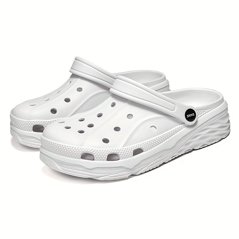 Men's Clog Sandals with Strap Casual Outdoor Walking Shoes