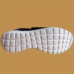 Men's Mesh Hook And Loop Casual Shoes For Jogging