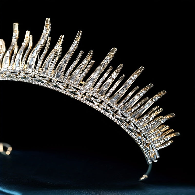 Crystal Headband Queen Princess Crown Head Jewelry Tiara