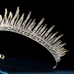 Crystal Headband Queen Princess Crown Head Jewelry Tiara