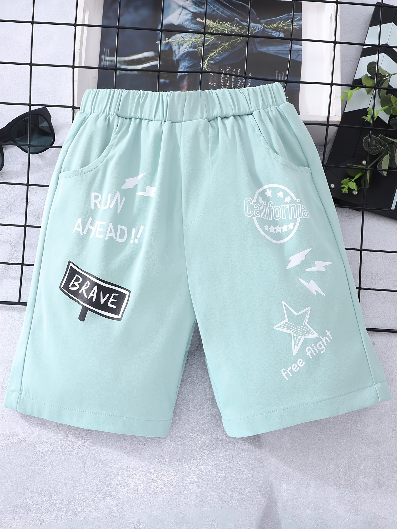 Boys California Flight Shorts Soft Comfortable Breathable Summer Kids Clothes