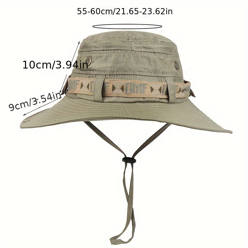 Breathable Wide Brim Sun Hat for Outdoor Activities