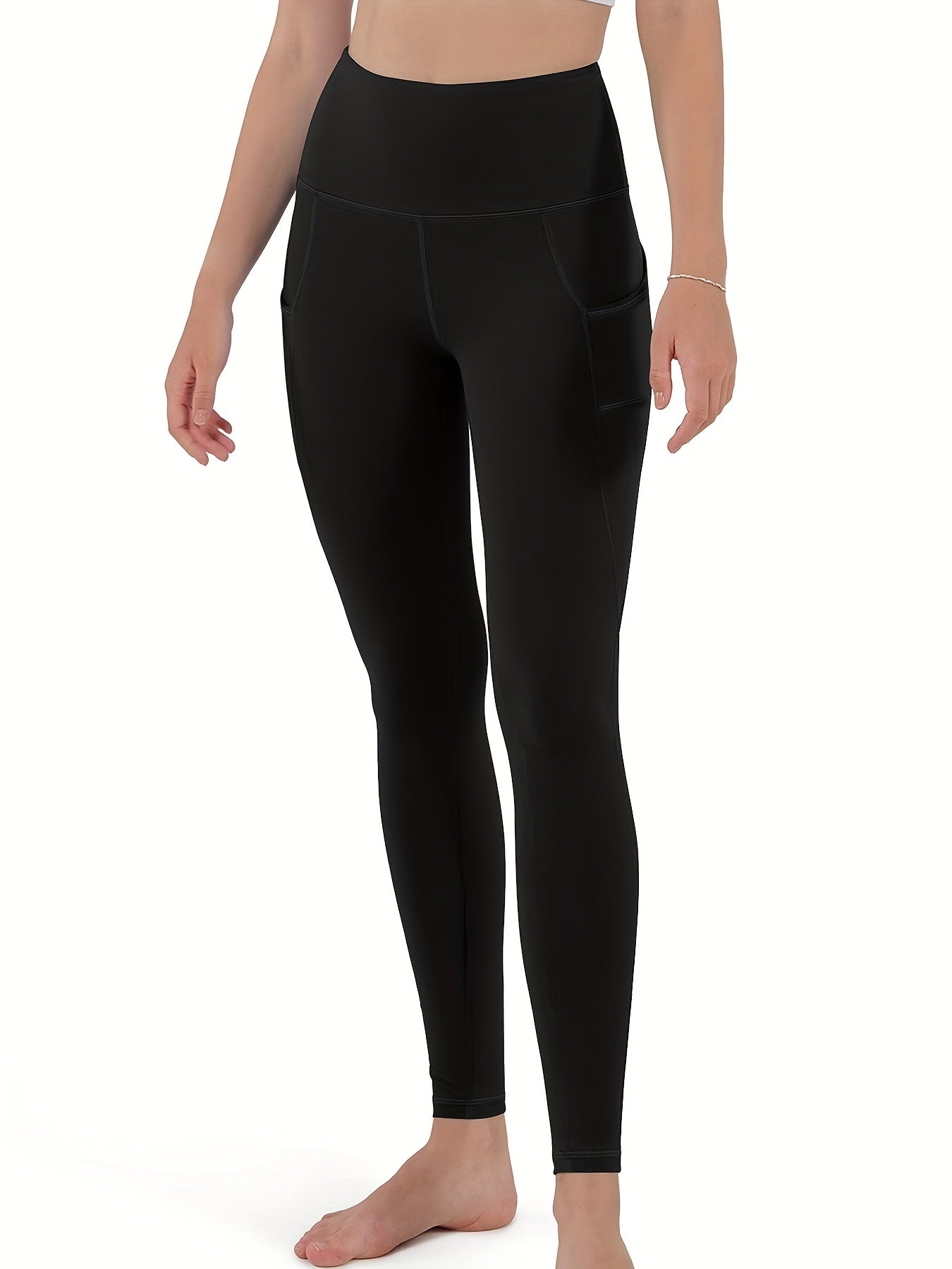High Waist Leggings with Pockets for Women