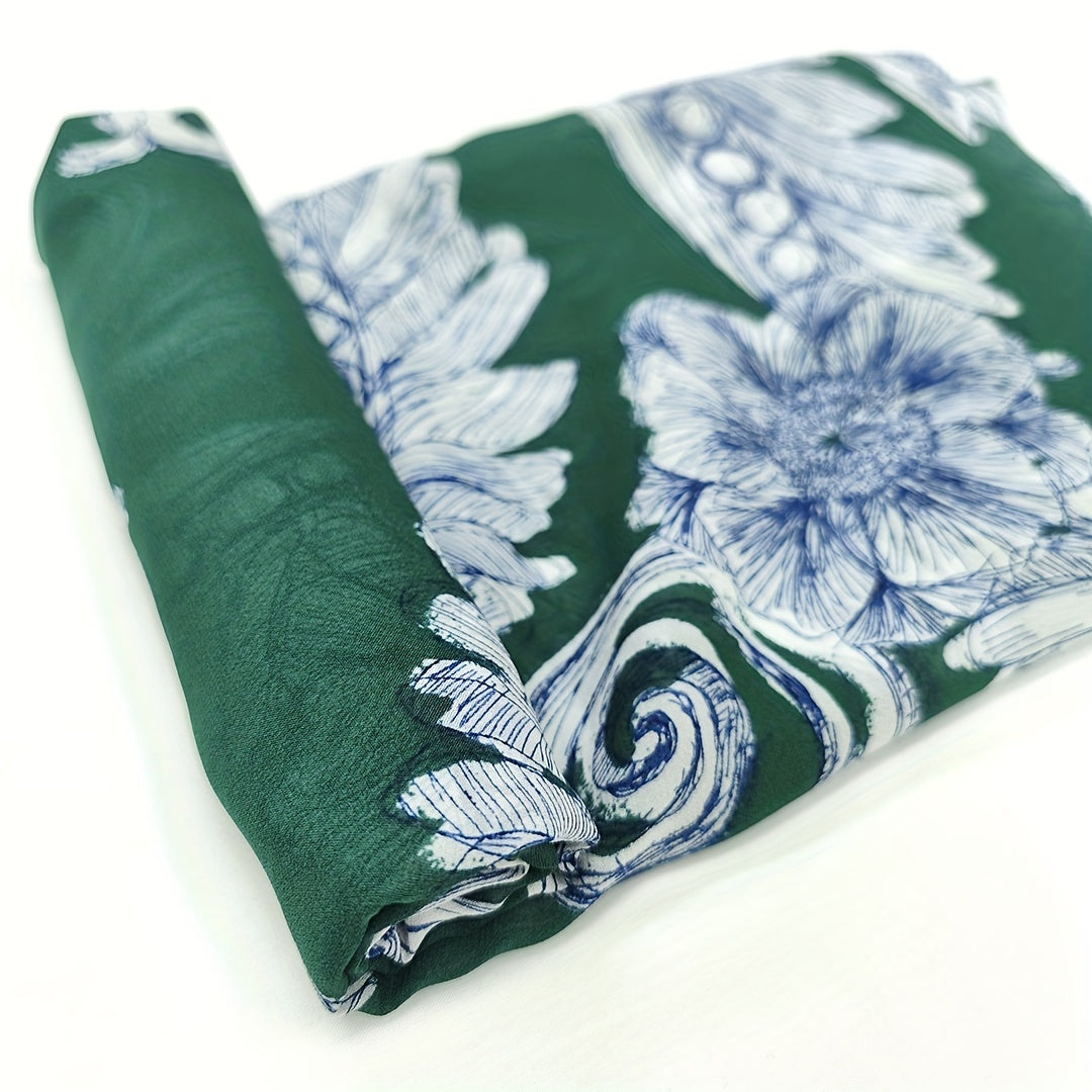 1yd Chiffon Fabric for DIY Clothing Pants Dress Breathable Comfortable