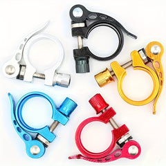 Aluminum 31.8mm Bike Seat Post Clamp Quick Release Clip