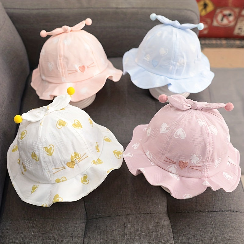 Heart Fisherman's Hat for Baby Girls