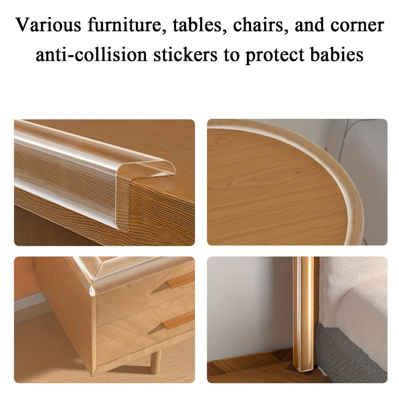 Transparent Collision Bar for Baby Safety