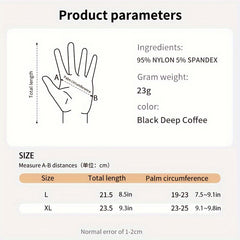Knitted Gloves Men's Outdoor Sports Cycling Windproof Thick Warm Plus Velvet