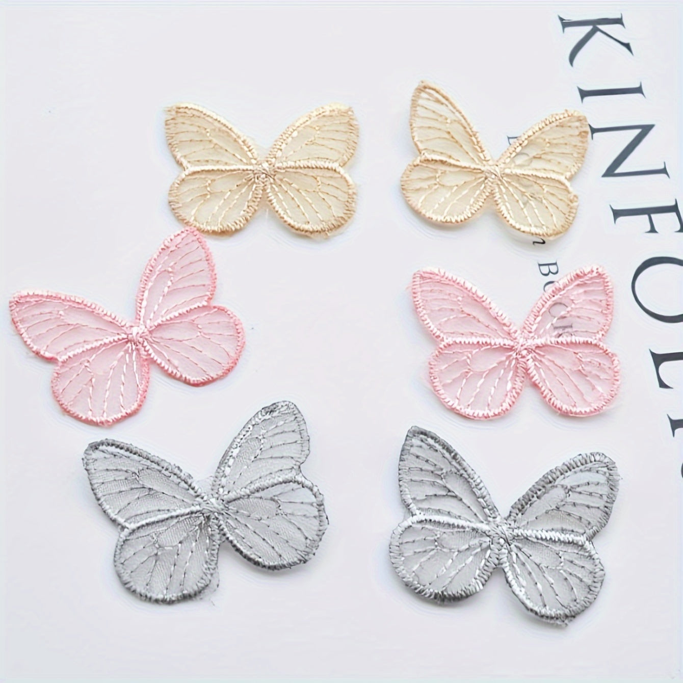 20pcs DIY Butterfly Gauze Fabric Halloween Decoration