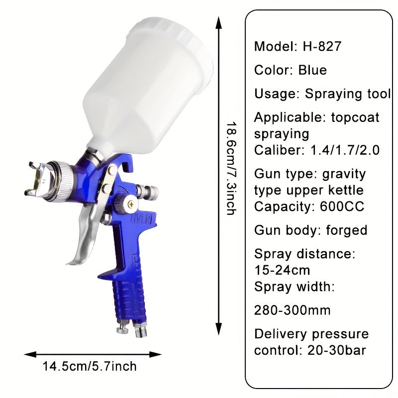Professional Air Paint Sprayer Gravity Feed