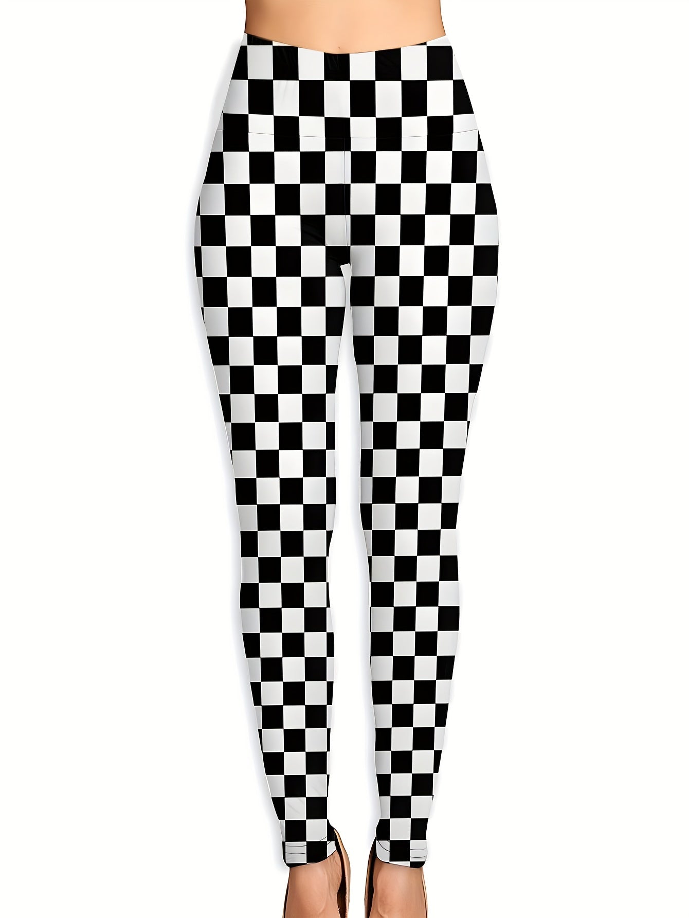 Print Running Leggings High Elastic Yoga Pants Women's Activewear