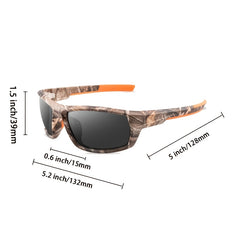 Polarized Sports Sunglasses UV400 Camouflage Glasses