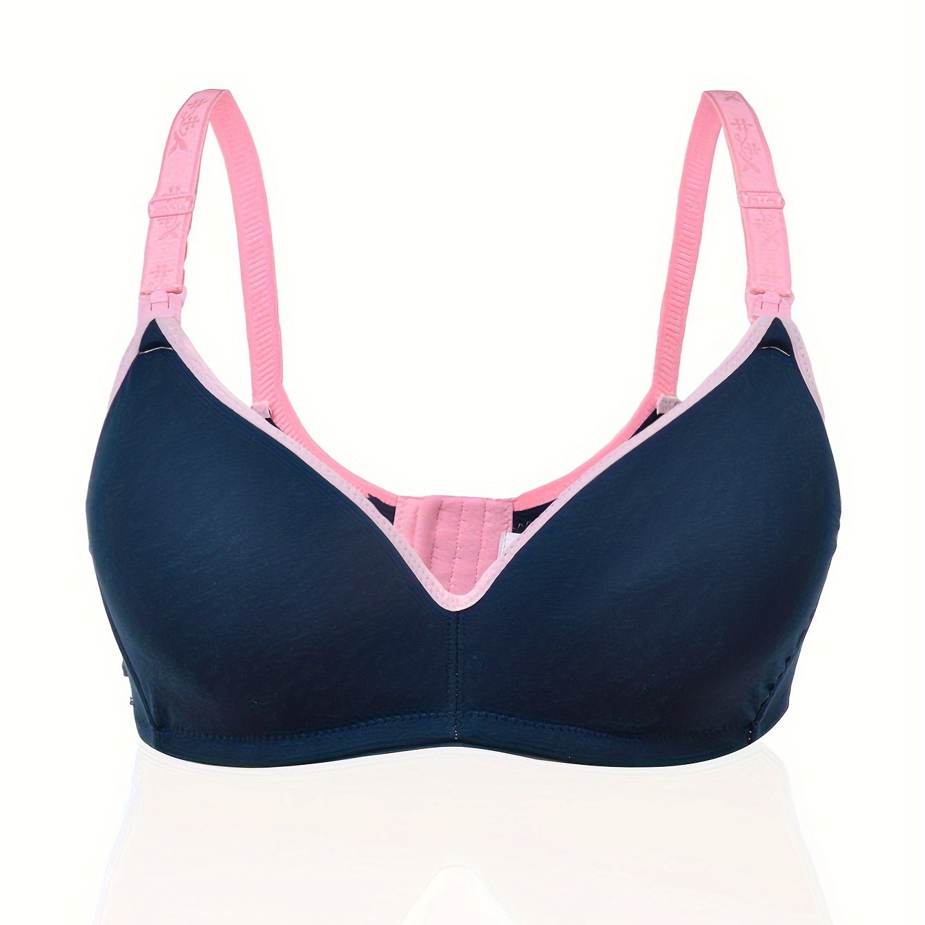 Plus Size Bra Women's Plus Molded Cup Bralette with Buckle