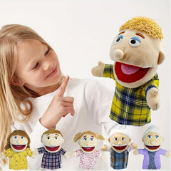 Family Hand Puppets Christmas Halloween Thanksgiving Gift Puppets For Kids