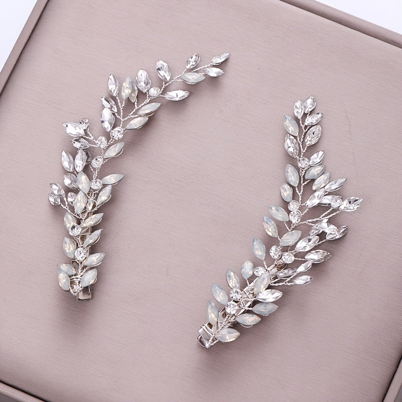 Rhinestone Wedding Hairpin Bridesmaid Hair Clip Crystal Barrette