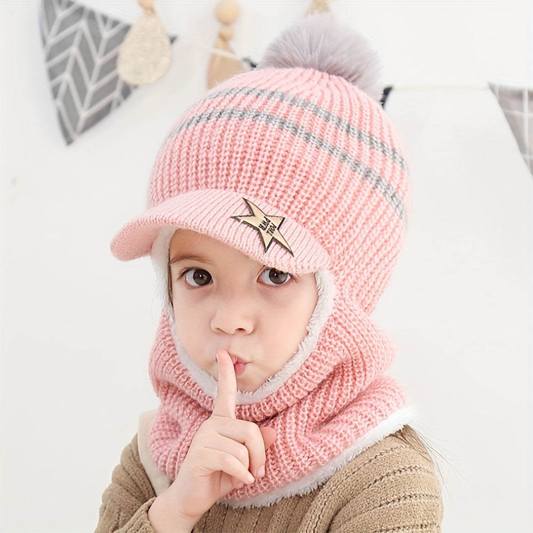 Children Winter Windproof Balaclava Thick Warm Face Cover