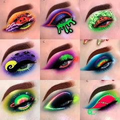 48 Colors Rainbow Eyeshadow Palette Matte Metallic Shimmer Bright Tone