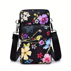 Classic Cell Phone Bag Crossbody Purse Adjustable Strap Zipper