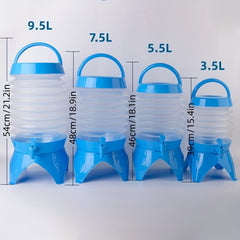Collapsible Water Bottle with Spigot for Camping