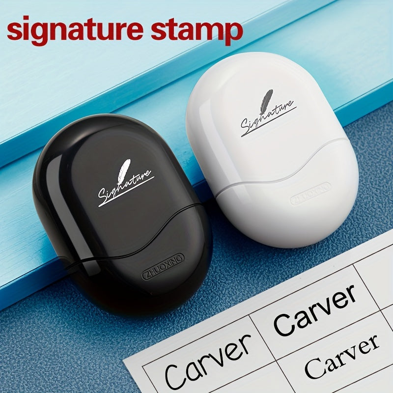 Personal Name Stamp Handwritten Signature Seal Custom Engraving Private Seal