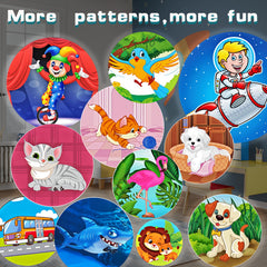 Projection Flashlight Cards for Flashlights - 144 Patterns