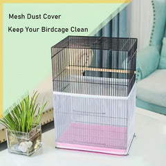 Parrot Seed Catcher Mesh Net Cover for Tidy Cages