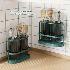 Chopstick Holder Punching Large Capacity Cutlery Storage Organizer