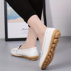 Women's Comfy Slip-On Solid Flat Shoes Soft Sole Non Slip Flats
