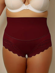 Contrast Lace Tummy Control Panty