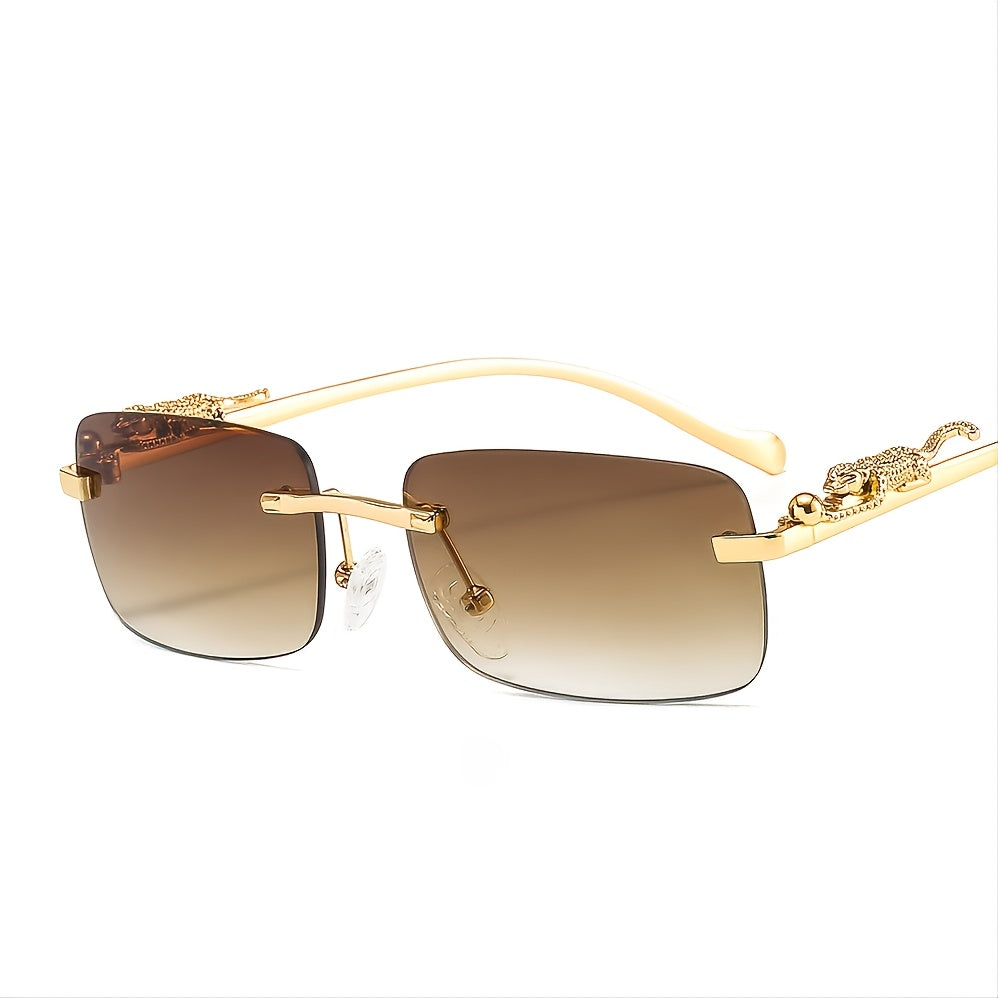 Vintage Leopard Head Metal Sunglasses Wholesale