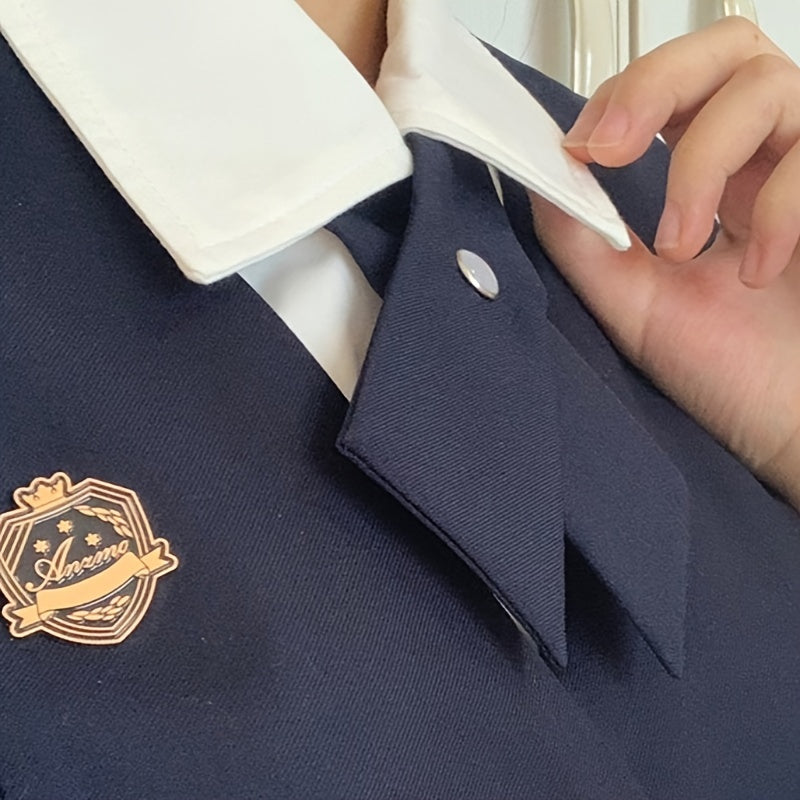 Adjustable Criss Cross Bow Tie School Uniform Tie For Girls
