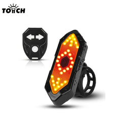 Bike Rear Light 5 Modes Remote Control Signal Horn Bicycle Accessory