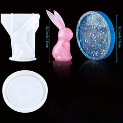 Epoxy Resin Silicone Mold 3D Rabbit Ring Holder DIY Craft