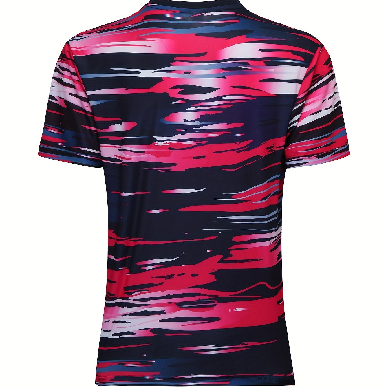 Men's Camo Compression Sports Tee Stretch Fit Summer Fitness Clothing