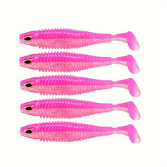 5pcs Silicone Soft Bait Fishing Lure Wobbler Lures for Fishing