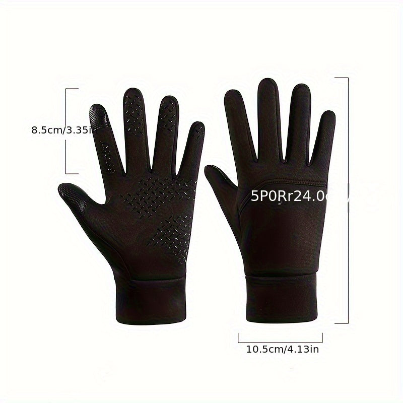 Windproof Warm Cycling Gloves Waterproof Touch Screen Gloves