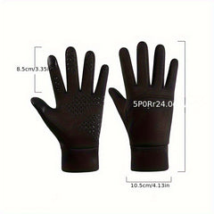 Windproof Warm Cycling Gloves Waterproof Touch Screen Gloves