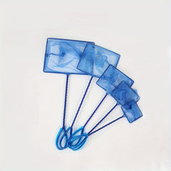 Set of 4 Small Mesh Fish Nets 3 4 5 6 with Plastic Handle