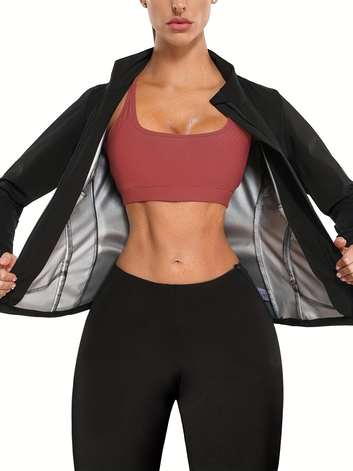 Women's Sauna Sweat Suit Waist Trainer for Weight Loss