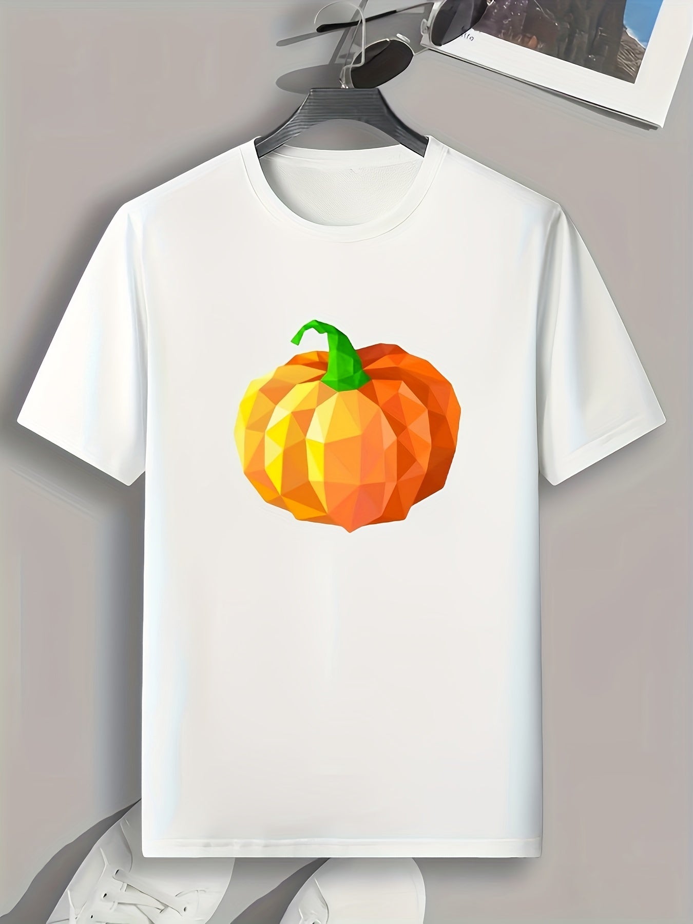 Halloween Pumpkin Graphic Tee for Men