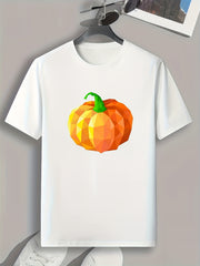 Halloween Pumpkin Graphic Tee for Men