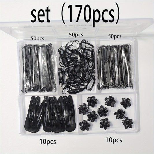 Hair Accessories Set Hair Clips Hair Rings Hair Claws Styling Tools Bands