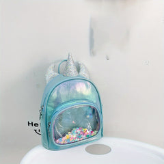 Unicorn Sequin Kindergarten Backpack Large Capacity School Bag
