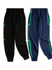 Kids Casual Thin Active Sweatpants Quick-drying Sports Pants
