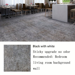 10pcs Marble Self-Adhesive PVC Floor for Living Room Restaurant Office